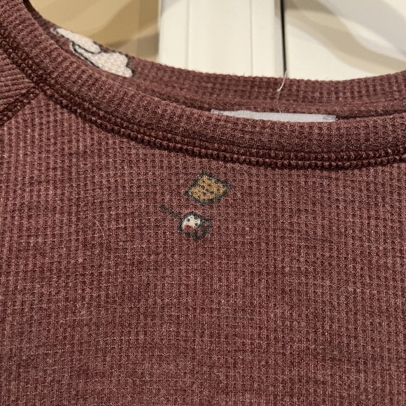 Ocean + Coast printed thermal top sz Large - Picture 7 of 8